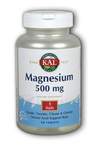 Kal: Once Daily Magnesium 60ct 60ct