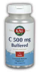C-500 Buffered Sustained Release 100ct 500mg from Kal
