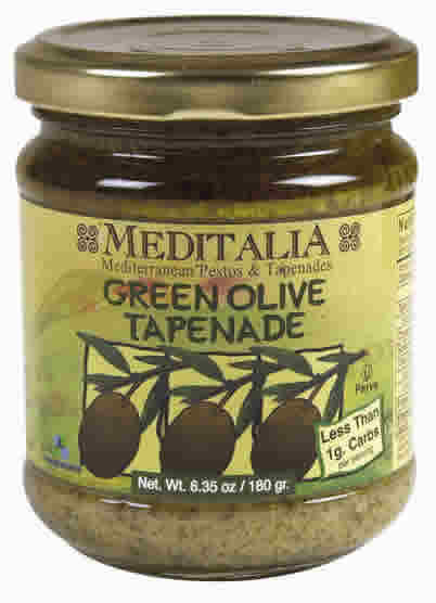 SPREAD,GRN OLIVE TAPENADE Case of 6 / 6.35 OZ from Meditalia