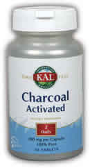 Charcoal 50ct 260mg from Kal