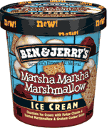 ICE CRM,MARSHA MARSHMALOW Case of 8 / PINT from Ben and Jerrys