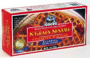 Waffle organic 8 grain sesame Case of 12 / 11 OZ from LifeStream