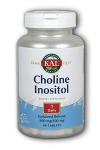 Kal: Choline  Inositol 500  500 SR 90ct