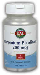 Chromium Picolinate 100ct 200mcg from Kal