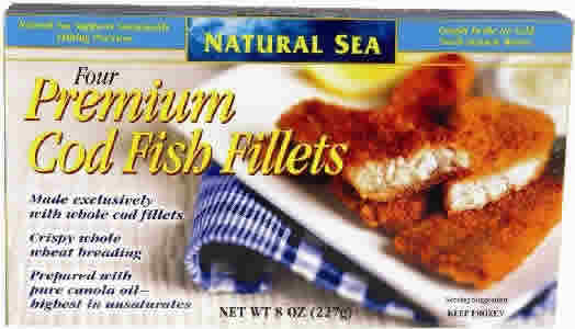 FISH FILLET,WW BREADING Case of 12 / 8 OZ from Natural Sea
