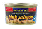 Prem alskn pnk salmon,slt Case of 12 / 7.5 OZ from Natural Sea