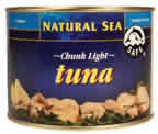 TUNA,YELLOWFIN,CHNK LT,SL Case of 6 / 66.5 OZ from Natural Sea