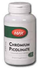 Chromium Picolinate 100ct 200mcg from NaturalMax