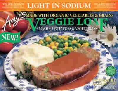 LOW/SODIUM ORGANIC VEGETABLE MEAT LOAF Case of 12 / 10 OZ from AMY'S