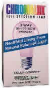 50W-100W-150W,3 WAY BULB Case of 1 / BULB from Chromalux