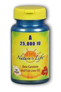 Natures Life: Vitamin A 25,000 IU 100 sg