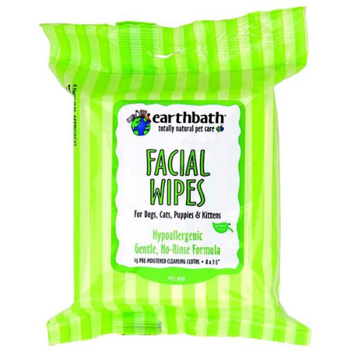 EARTHBATH: Hypoallergenic Facial Wipes Fragrance Free 25 ct