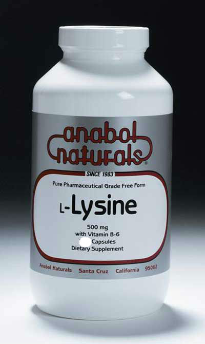 ANABOL NATURALS: L-Lysine 500mg 100 cap