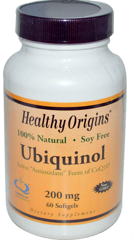 Ubiquinol 200mg soy free non-gmo