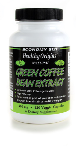 HEALTHY ORIGINS: Green Coffee Bean Extract 400mg 60 capvegi