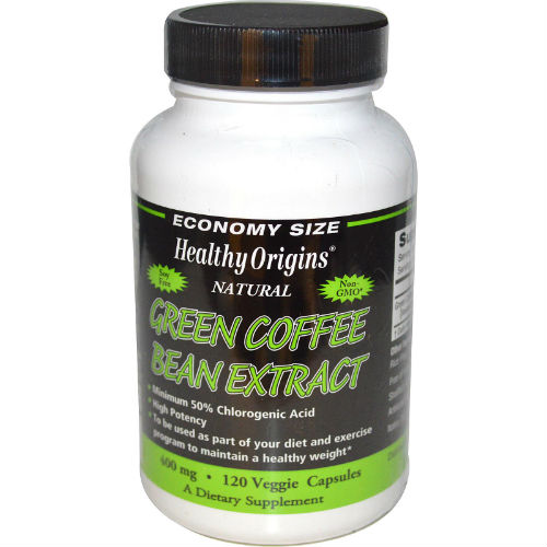 HEALTHY ORIGINS: Green Coffee Bean Extract 400mg 120 capvegi