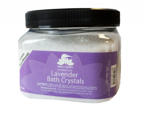 WHITE EGRET PERSONAL CARE INC: Bath Salt Lavender 16 oz