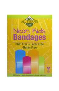 ALL TERRAIN: Kids Neon Bandages 20 ct