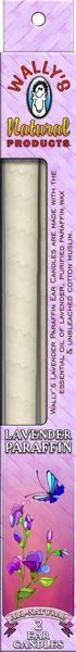 Wally's natural products inc - Lavender praffin ear candles 75 pk