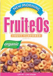 CEREAL,OG,FRUIT-E-O'S Case of 12 / 8 OZ from New Morning