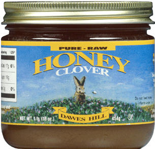 HONEY,CLOVER Case of 12 / 1 # from Dawes Hill Honey