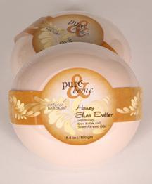 BAR SOAP,HONEY SHEA BUTTR Case of 6 / 6.4 OZ from Pure & Basic
