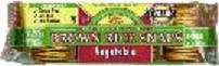 BROWN RICE SNAPS,OG,VEGTBL Case of 12 / 3.5 OZ from Edward and Sons Trading Co