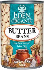 BEANS,OG,BUTTER/LIMA Case of 12 / 15 OZ from Eden Foods