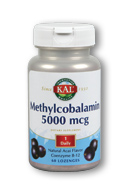 KAL: B-12 Methylcobalamin Acai 5000mcg 60 ct