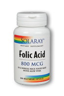 Folic acid-800, 100ct 800mcg