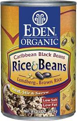RICE & BEANS,OG,CARBN BLK Case of 12 / 15 OZ from Eden Foods