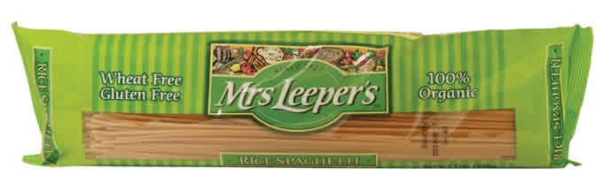 BROWN RICE,OG,SPAGHTI,W/F Case of 12 / 12 OZ from Mrs Leeper's
