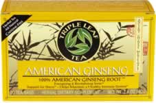 Tea,amer ginsng r Case of 1 / 20 BAG from Triple Leaf Tea