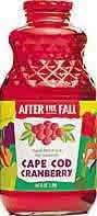 Juice cape cod cranberry Case of 12 / 32 OZ from After The Fall (Smuckers)