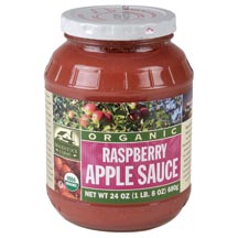 APPLESAUCE,OG,RASPBERRY - 12 / 24 OZ from WoodStock Farms