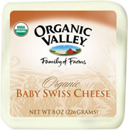 Swiss,og,baby,pasturized Case of 12 / 8 OZ from Organic Valley