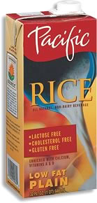 LOW FAT RICE DRINK,PLAIN - 12 / 32 OZ from Pacific Foods