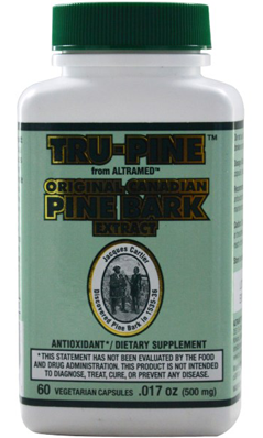 ESSIAC INTERNATIONAL: Tru-Pine Original Canadian Pine Bark Extract 60 capvegi