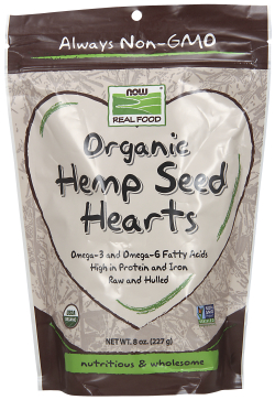 NOW: Organic Hemp Seed Hearts 8oz
