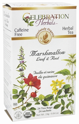 Celebration Herbals: Marshmallow Leaf and Root Organic 24 bag