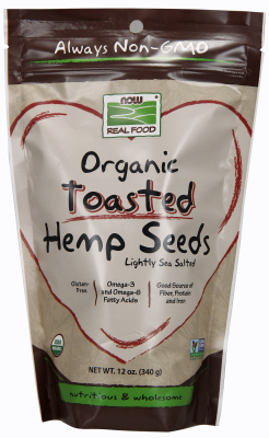 NOW: Toasted hemp Seeds Organic 12 oz