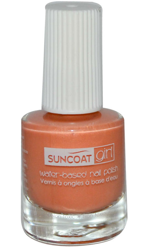 SUNCOAT PRODUCTS INC: Water-Based Peelable Nail Polish for Kids Delicous Peach 0.27 oz