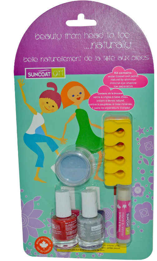 SUNCOAT PRODUCTS INC.: Head-To-Toe Makeup Kit Party Collection Blister Pack 5 pc
