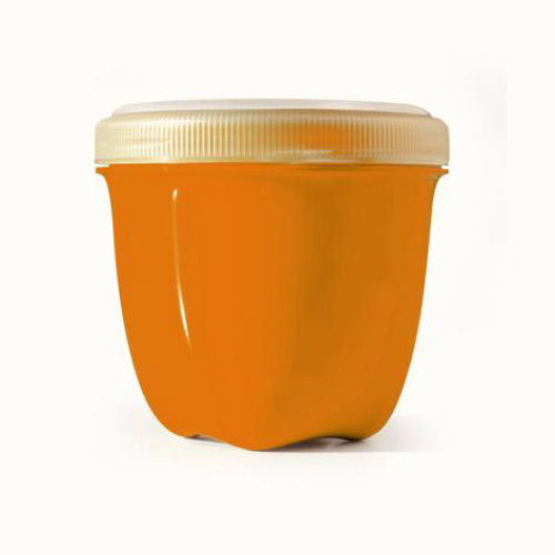 PRESERVE: Food Storage Mini Round Orange 8 oz