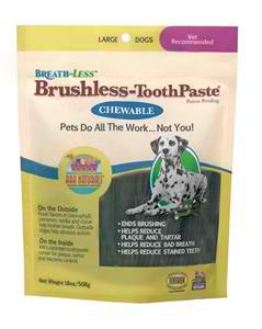 ARK NATURALS: Breathless Brushless Toothpaste for Dogs Large 18 oz
