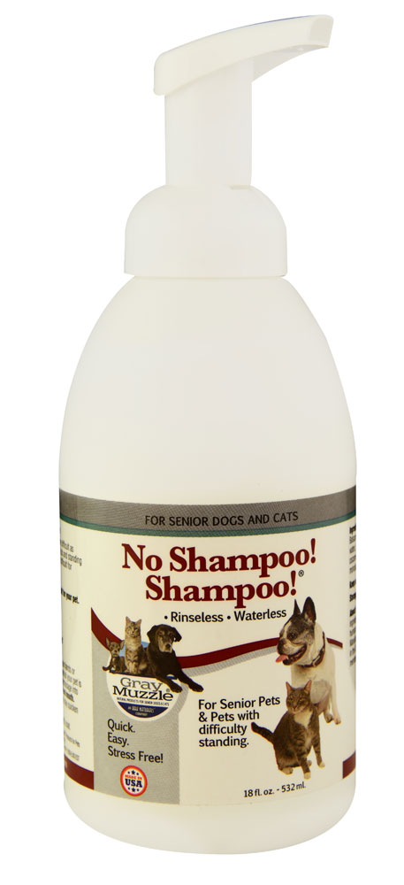ARK NATURALS: No Shampoo! Shampoo Rinsless Waterless for Senior Pets Dogs & Cats 18 oz