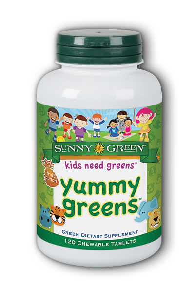 Sunny Green: Yummy Greens - Fruit Punch Berry 120ct