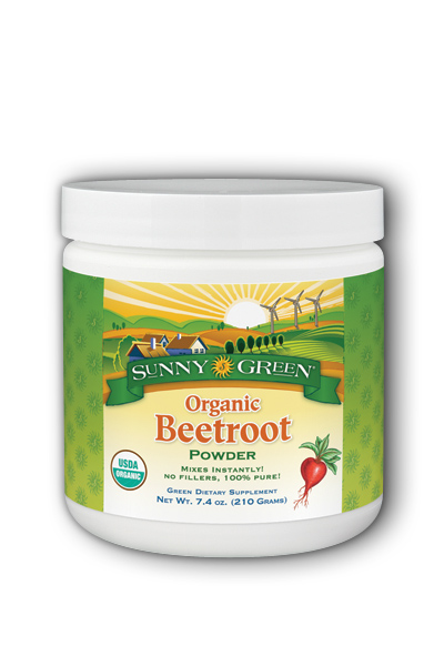 Sunny Green: BeetRoot Powder Organic Instant 7.4 oz Powder