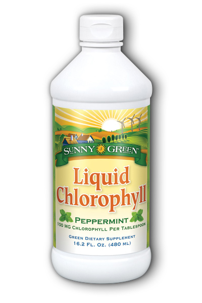 Sunny Green: Chlorophyll Mint Liquid 16oz 100mg