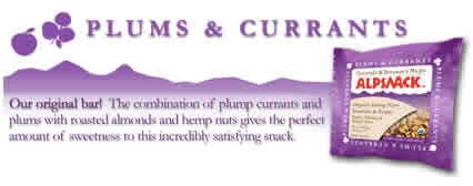 ALPSNACK ORGANIC PLUM/CURRANTS Case of 12 / 1.5 OZ from Alp Snack